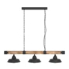 OLDBURY függeszték E27 3x60W fekete/barna@ 49685 helyett