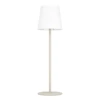 FIORANA Asztali E14 40W homok/fehér@
