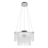 ANTELAO LED függeszték króm/kristály