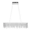 ANTELAO LED függeszték 39W 115x32cm króm/kristály