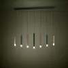 ESTANTERIOS LED függ 7x3,2W fek/bar