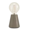 ASBY Asztali E27 40W sötétbarna fa