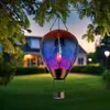 Szolár hőlégballon matt fekete IP44