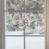 Xmas LED-es ablakdísz csillag színes