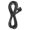 EMOS dugós csatlakozóvezeték H05VV-F 3x1mm2, fekete, 5m
