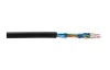 F/UTPf CAT6 4x2xAWG23 FÖLDKÁBEL Közvetlen földbe helyezhető, UV álló
