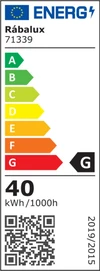 Henli2,belt.menny. LED40W arany