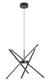 Henli2 függ. LED40W 66x66cmfekete