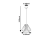 Emerencia függ. E27 1xMAX40W, D40cm