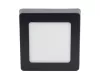 MIDEA LED panel négyzet fekete 6W 3000/4000/6000K 320lm falon kívüli, anyaga: alumínium