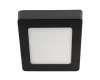 MIDEA LED panel négyzet fekete 6W 3000/4000/6000K 320lm falon kívüli, anyaga: alumínium