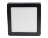 MIDEA LED panel négyzet fekete 12W 3000/4000/6000K 720lm falon kívüli, anyaga: alumínium