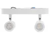 Fali spot kettes fehér 10W 3000/4000/6500K 2x345lm IP20