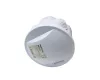 Kötődoboz 80x50mm falon kívüli, membrános, IP65, kerek, pattintós fedél
