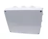 Kötődoboz 255x200x80mm falon kívüli, membrános, IP65, csavaros fedél