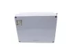 Kötődoboz 200x155x80mm falon kívüli, sima oldalú, IP65, csavaros fedél