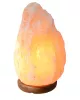 Sókristály lámpa 6-10kg fatalpon