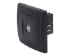 MV5 USB töltő aljzat dupla 2.1a fekete