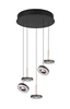 GUANO Függ. 5x8W LED 850lm k.barna