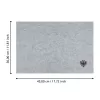 Étk.alátét 45x30cm szürk.sas@ Lakandava