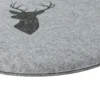 Filc ülőpárna O40cm szürke Vitakri@