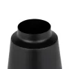Fém váza 16,5cm O12cm fekete @ Labason