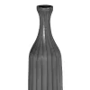 Fém váza 37cm szürke Fanambana@