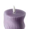 LED gyertya O7x15cm lila Otobe@