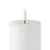 LED gyertya O7,5x10cm fehér Leskino@