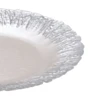 Tányér O32cm ezüst színű széllel@ Mayaga