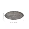 Tál/tányér 30,5cm antik nikkel@ FORLEYET