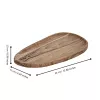 Tálca 32cm natúr fa Forleyet@