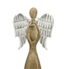 Angyal 47,5cm barna/ezüst@