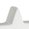 Dekor csillag 12x4x12cm fehér @