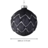 Karácsonyfagömb O8cm szürke @