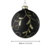 Karácsonyfagömb O8cm fekete @