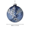 Karácsonyfagömb O8cm kék @