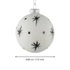 Karácsonyfagömb O8cm fehér @