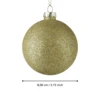 Karácsonyfagömb O8cm arany csill@