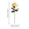 Művirág rózsa 66cm sárga Semporna@
