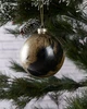 Karácsonyfagömb O10cm fek/arany @
