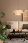 MARFORD Függ.E27 60W raffia/fe
