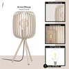 ROMAZZINA Asztali 1xE27 homok