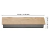 ZUBIALDE LED fali 12W 3000K 1550Lm