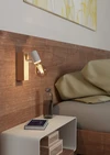TOWNSHEND 3 Fali E27 10W tölgy/feh@