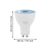 GU10 fényforr.GU10 4,9W 27-6500K@