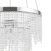 ANTELAO LED függeszték króm/kristály