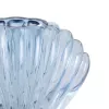 Üveg váza kagyló 14,5cm kék Sujia@ SUJIA