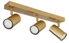 SPOTLÁMPA FÉM CSISZOLT ARANY SZÍNŰ HXSZXM: 410X60X120MM, 3X GU10 35W 2