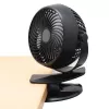 VENTILÁTOR CSIPTETŐS ÁTM:10CM@ FEKETE